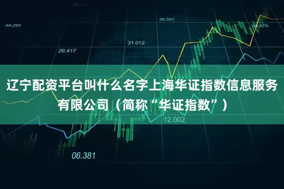 辽宁配资平台叫什么名字上海华证指数信息服务有限公司（简称“华证指数”）
